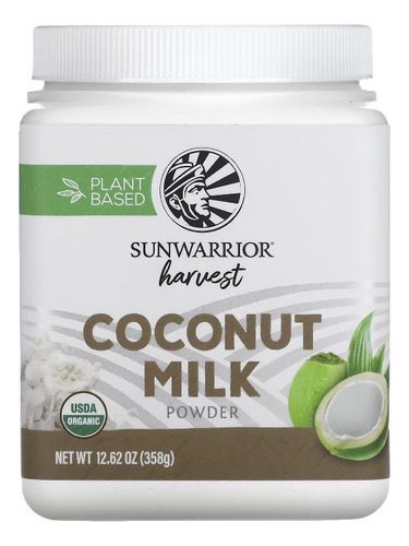 Sunwarrior Harvest Leche De Coco En Polvo Vegano 358gr Sabor Sin Sabor