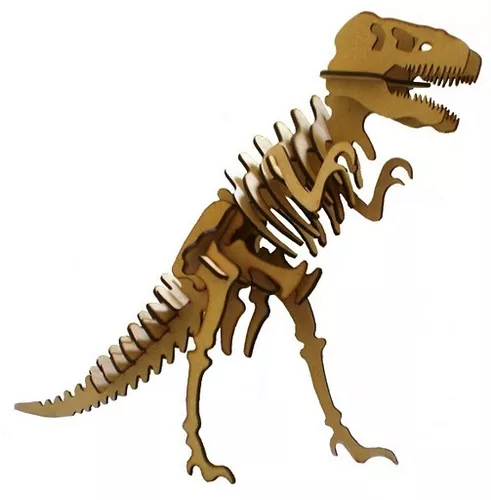 Kit Cabeça Dinossauro Tiranossauro Rex com Miniaturas Dino