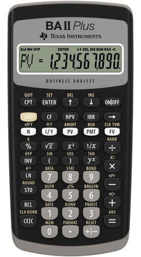 Calculadora Financiera Ti-baii Plus Tapa Ba Ii Plus Msi