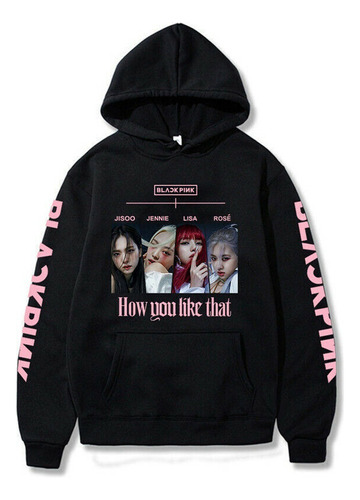 Sudadera Con Capucha Kpop Blackpink Jisoo Rose Jennie Lisa