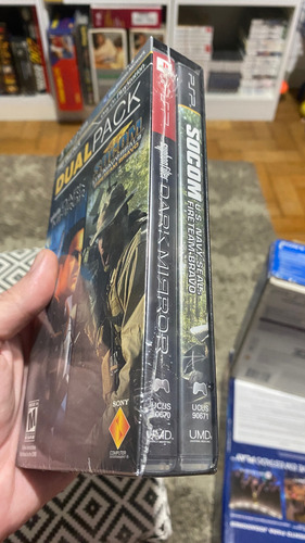 Dark Mirror E Socom Dual Pack Sony Psp Lacrado Usa