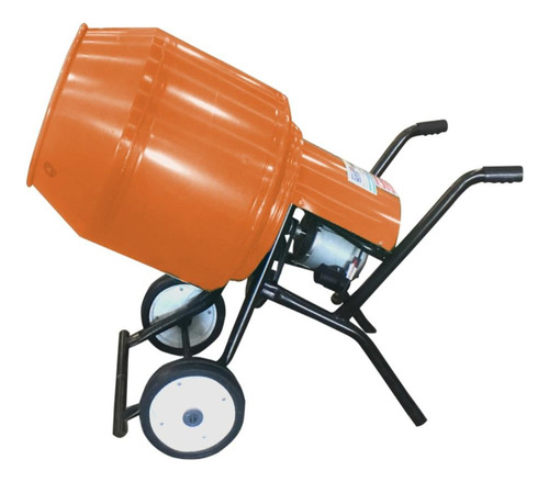 Hormigonera Trompito 130lt Ansa No Desmontable 3/4hp Naranja