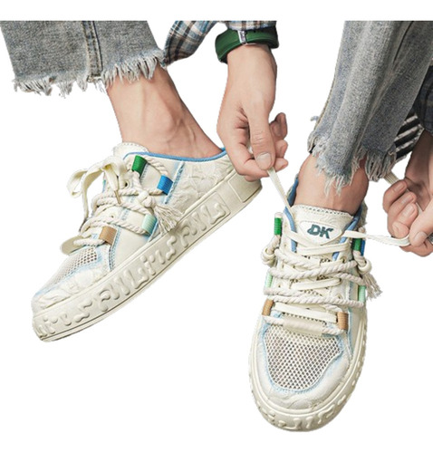 Sandalias Hombres Con Plataforma Casuale Cómodo Transpirable
