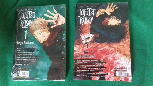 Manga Jujutsu Kaisen Volumes 1 E 2 Lacrados Mercado Livre