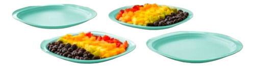 Platos De Cena Tupperware Floresta Oferta 