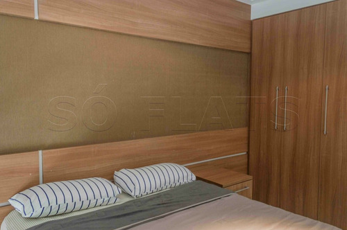 Imagem 11 de 15 de Flat Nyc Berrini 40m² 1 Dormitório 1 Vaga Para Locação No Brooklin. - Sf39082