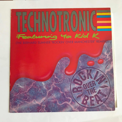 Vinilo Technotronic Rockin Over The Beat