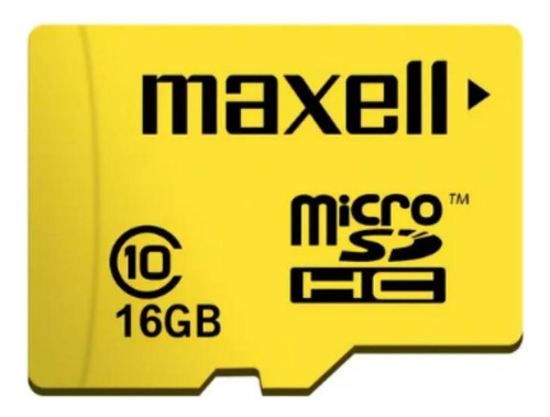 Tarjeta Memoria Micro Sd 16gb Clase 10 90mb/s Uhs-1 Maxell