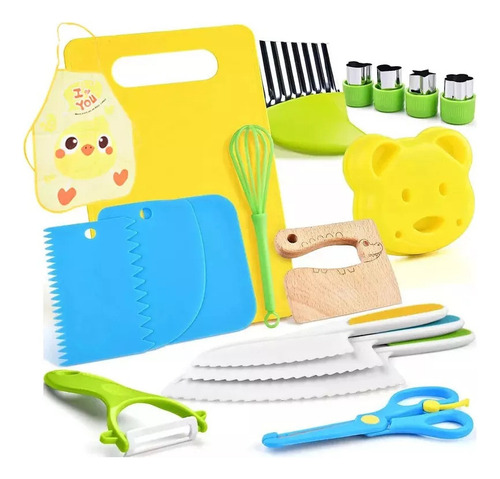 / Nuevas Herramientas De Cocina Montessori 18 Pcs Para Niños