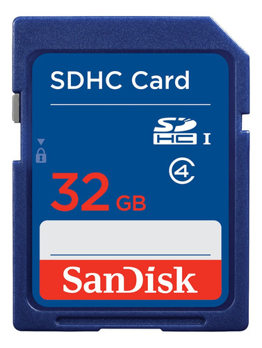 Cartão Sdhc Sandisk 32gb Uhs-i Classe 4