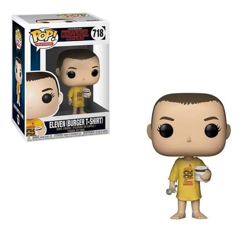 Eleven Burger T-shirt 718 Funko Pop Original Stranger Things