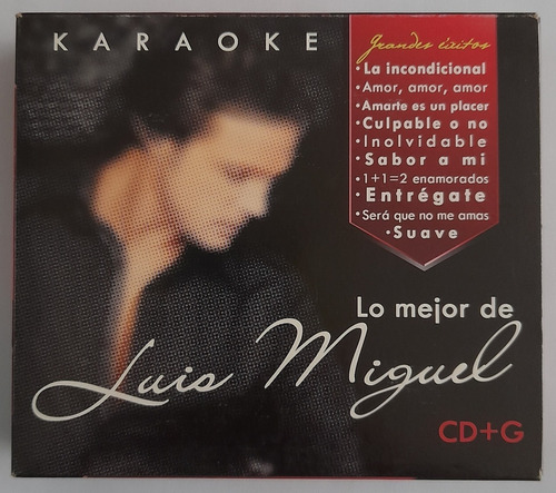 Cd Luis Miguel - 3cds - Karaoke - Lo Mejor