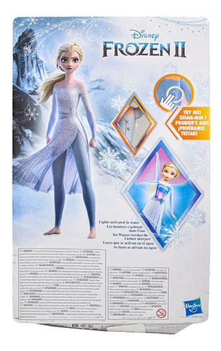 Disney Frozen 2 Elsa Luz En El Agua Muñeca 28cm Hasbro Cd