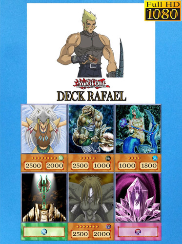 Yugioh Deck O Baraja Duelist Rafael 45 Cartas Version Anime