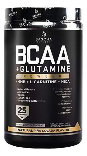 Sascha Fitness Bcaa 4:1:1 + Glutamina + Hmb + L-carnitine + Hica Todos Los Sabores!