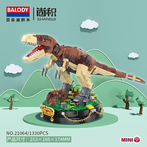Balody Dinosaur Tyrannosaurus Rex 1330 Pcs 1330 Tyrannosaurus Rex