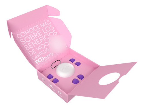 Woo Earplugs Connect - Tapones Protectores Auditivos 16db