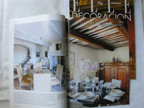 2 Revistas Arquitectura Diseño Interior- Elle-campo