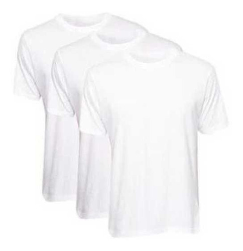 Polos T-shirt Basicos Blanco C/redondo Boston - Solo Talla M