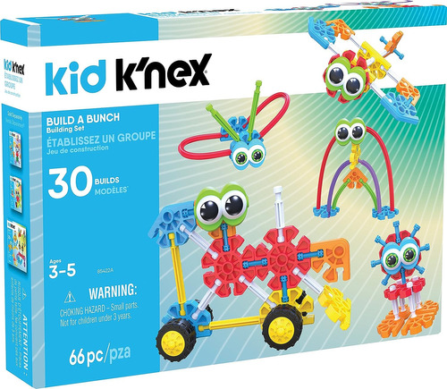 Kid Knex Build A Bunch Set 66 Piezas Para 3 Años De Construc