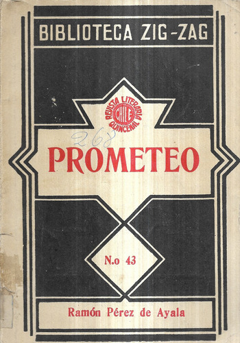 Prometeo / Ramón Pérez De Ayala