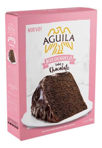 Torta Bizcochuelo Aguila Sabor A Chocolate 540 Gramos