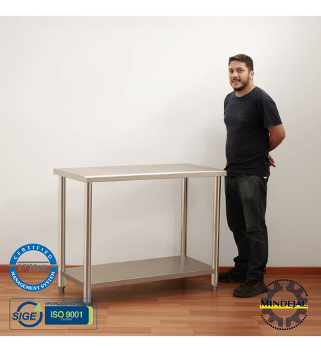 Mesa De Trabajo Acero Inoxidable (mindejal)