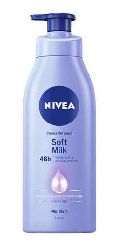 NiveaCrema Hidratante Para Piel Seca Soft Milk