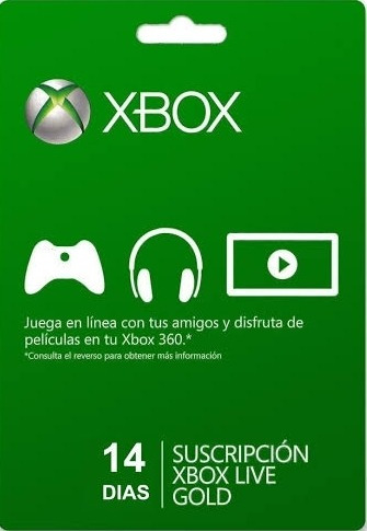 Xbox Live Gold 14 Dias / Cuentas Nuevas / Codigo!!