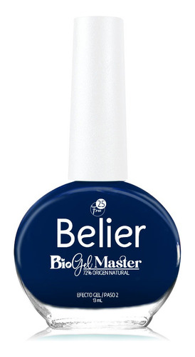 Esmalte Belier Bio Gel Master - mL  Color Azul porteño