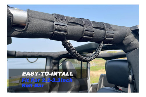 Rdfun 2 X Roll Bar Handle Saugh Saille Para Jeep Wrangler Yj