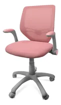 Comprar Silla Operativa Oficina Ergonómica Color Rosa Material Del Tapizado Malla