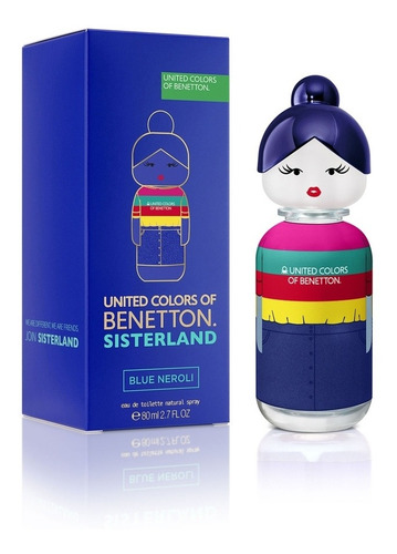 Imagen 1 de 3 de Perfume Original Benetton Sisterland Blue Neroli Dama 80ml