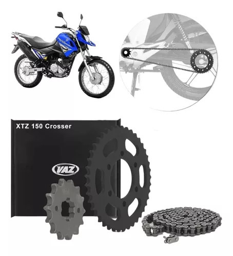 Pinhão Fazer 150 14 Xtz Crosser 150 14 a22 Factor 150 16 14D - SMART FOX -  Pinhão de Moto - Magazine Luiza