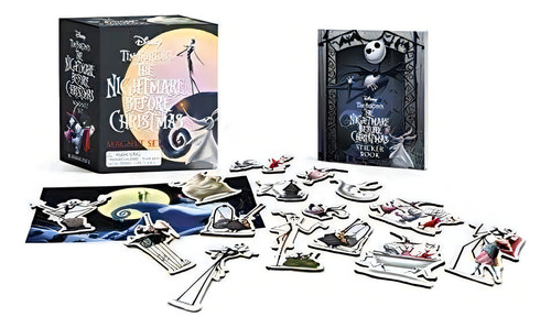 Extraño Mundo De Jack Mini Libro Con 16 Imanes Skellington