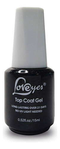 Top Coat Soak Off Love Yes Para Alongamento De Unhas 15ml