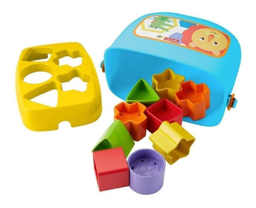 Cubeta Didáctica Insertar Figuras Para Bebé Fisher Price