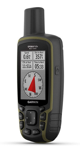 Garmin Gpsmap 65s, Mano Con Botón Con Altímetro Y Brújula