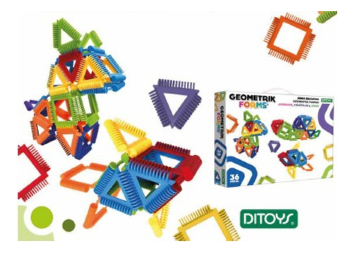 Juego Educativo Geometrik Forms 36 Piezas - Ditoys 2745
