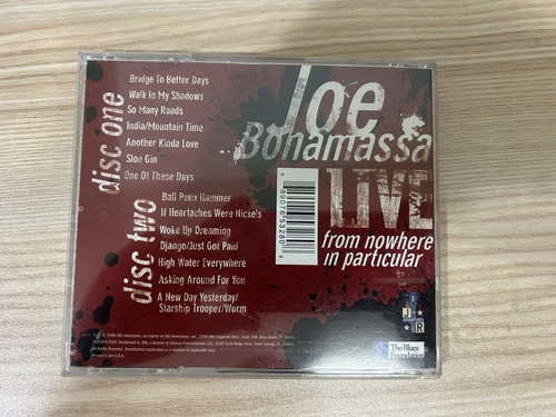 Cd Joe Bonamassa In Live (Usado)