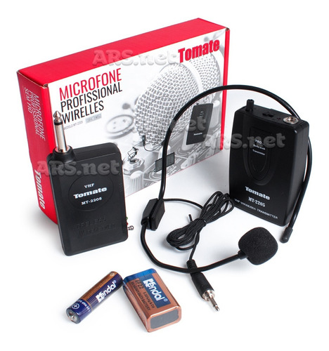 Microfone Profissional Wirelles P10 Sem Fio Headset Cabeça