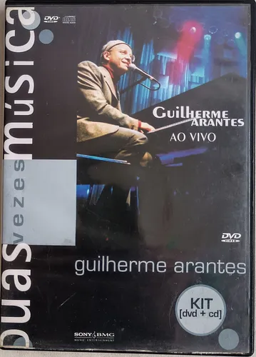 comprar Dvd+ Cd Guilherme Arantes Ao Vivo Duas Vezes Música Raro