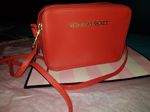 Crossbody Victoria's Secret De Cuero Rojo