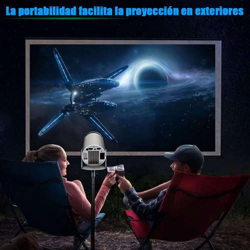 Mini Proyector Portátil Ultra Hd 200 Ansi/4k Wifi Bluetooth