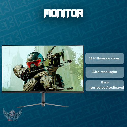 Pc Game Amd Fenix + Kit Game Full Hd Completo + Cadeira