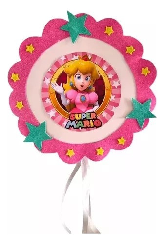 Piñata Cumpleaños Infantil Peach Super Mario