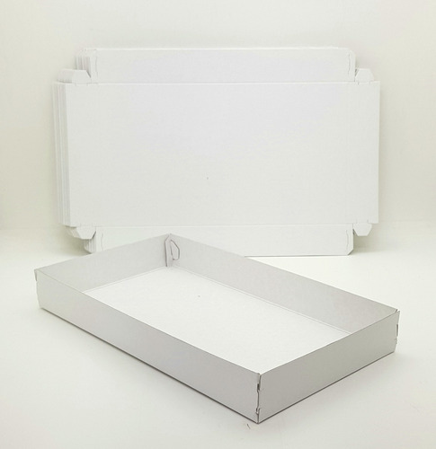 Caja Para Desayuno Mediana Blanca C/visor X 20 U.