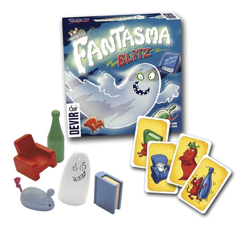 Fantasma Blitz Juego De Mesa Devir Juego De Reacción Cartas