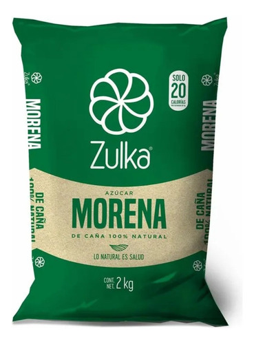 Azucar Morena Zulka 2kg Caña 100% Origen Natural Calidad