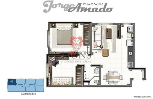 Apartamento Com 2 Dormitórios À Venda, 50 M² - São Vicente - Gravataí/rs - Ap0565